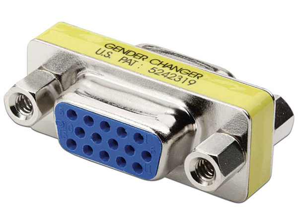 Adaptador Manhattan VGA HD15 (H-H).