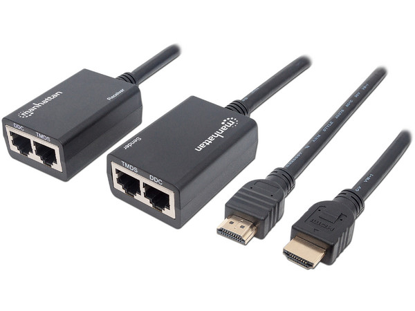 Kit extensor Manhattan para video HDMI a través de Cat5e/Cat6.