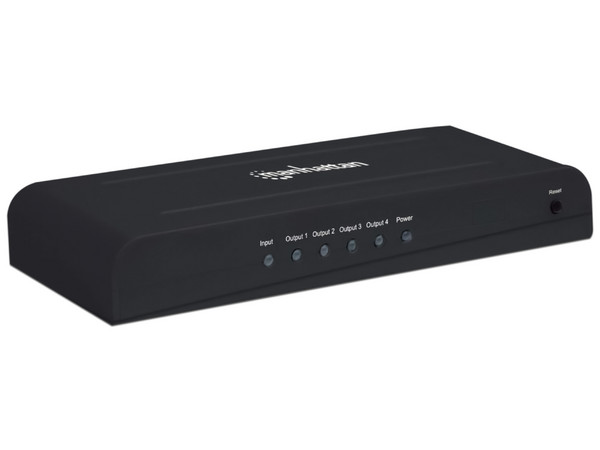 Video Splitter HDMI 1.4 Manhattan de 4 puertos.