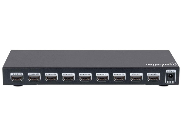 Divisor Splitter HDMI 1.4 Manhattan de 8 puertos.