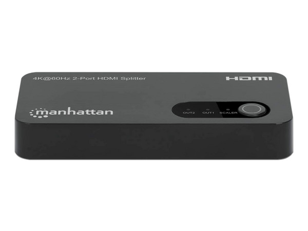 Video Splitter HDMI Manhattan de 2 Salidas HDMI, Soporta Vídeo Ultra HD 4K.