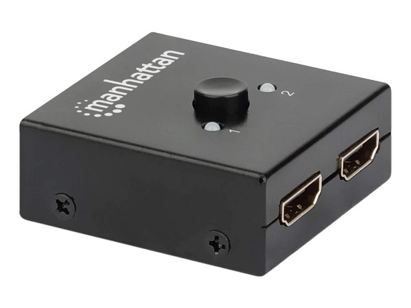 Switch Conmutador Manhattan de Video HDMI de 2 Puertos, Bidireccional, 4K 60HZ.