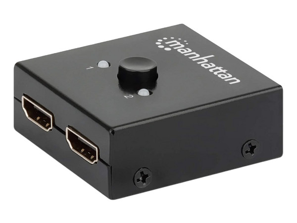 Switch Conmutador Manhattan de Video HDMI de 2 Puertos, Bidireccional, 4K 60HZ.