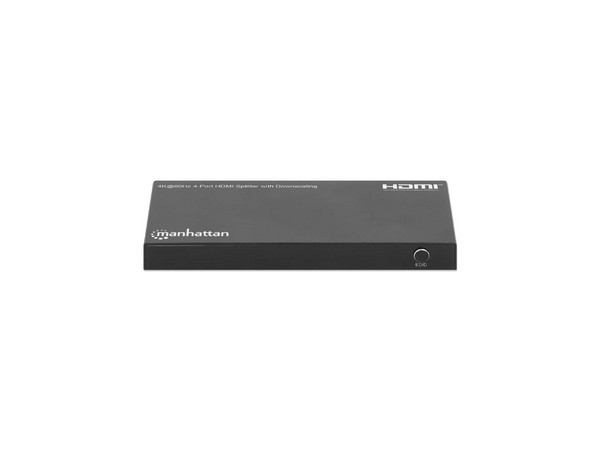 Divisor de Video Manhattan Splitter HDMI, 18G, EDID, 4x HDMI, 3840 x 2160 Pixeles, 4K Ultra HD, Negro