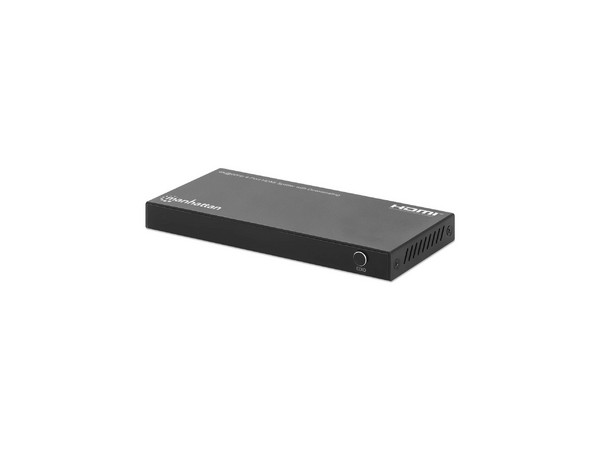 Divisor de Video Manhattan Splitter HDMI, 18G, EDID, 4x HDMI, 3840 x 2160 Pixeles, 4K Ultra HD, Negro
