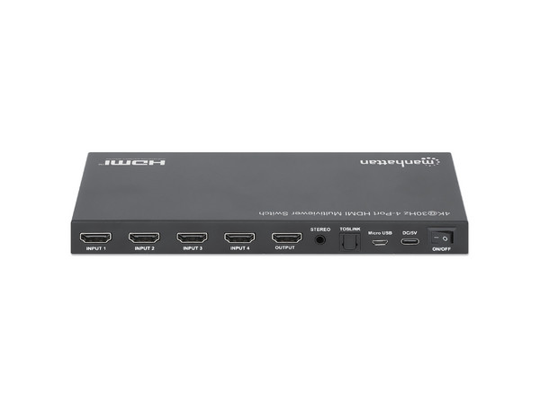 Divisor De Video HDMI Manhattan, 4x HDMI, Resolución 3840x2160 4K.