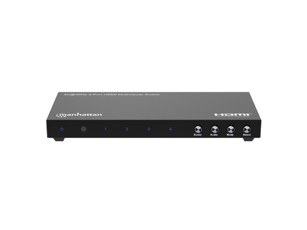 Divisor De Video HDMI Manhattan, 4x HDMI, Resolución 3840x2160 4K.