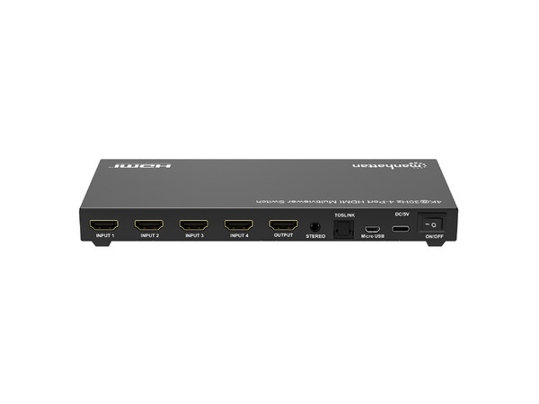 Divisor De Video HDMI Manhattan, 4x HDMI, Resolución 3840x2160 4K.