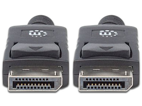 Cable de Video Manhattan DisplayPort, Ultra HD 4K, Blindado, 1m.
