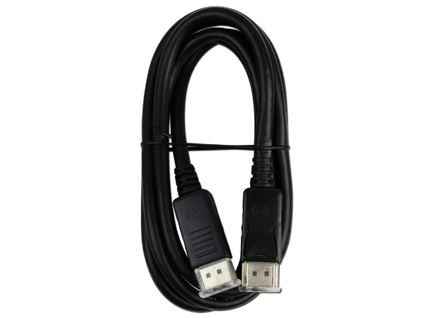 Cable de Video DisplayPort (M-M) de 2m, Diseño Blindado. Color Negro.
