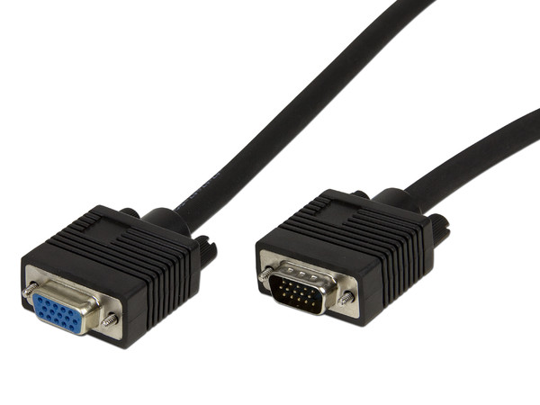 Cable para monitor SVGA HD 15 Macho a HD 15 Hembra, 4.5m                                