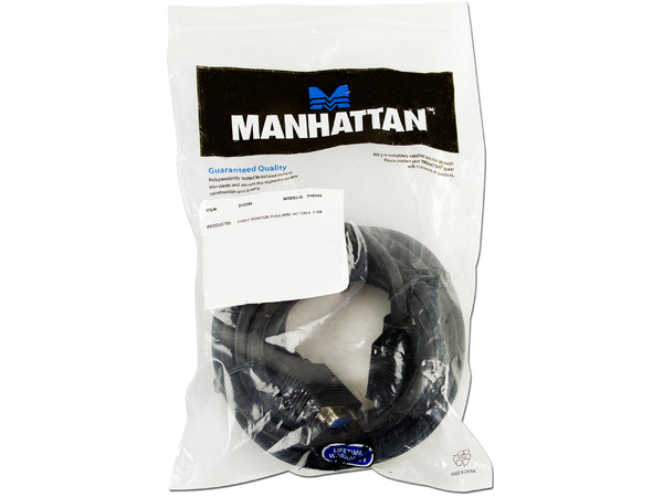 Cable para monitor SVGA HD 15 Macho a HD 15 Hembra, 4.5m                                
