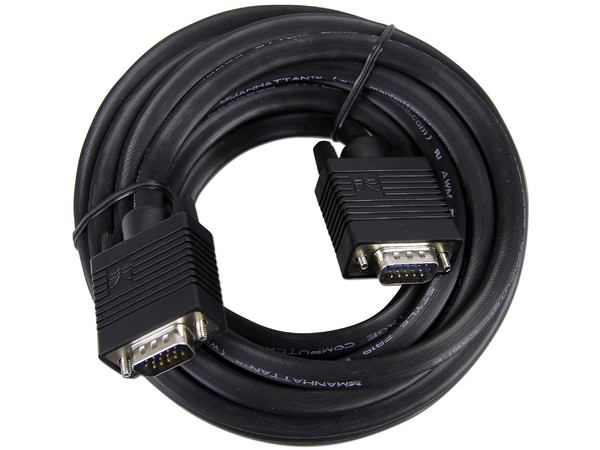 Cable para monitor SVGA HD 15 macho a HD 15 macho, 4.5m.                             
