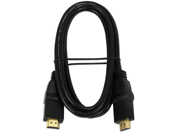 Cable de Video HDMI Macho a Macho, con conexión  ajustable a 180°, 2m.                     