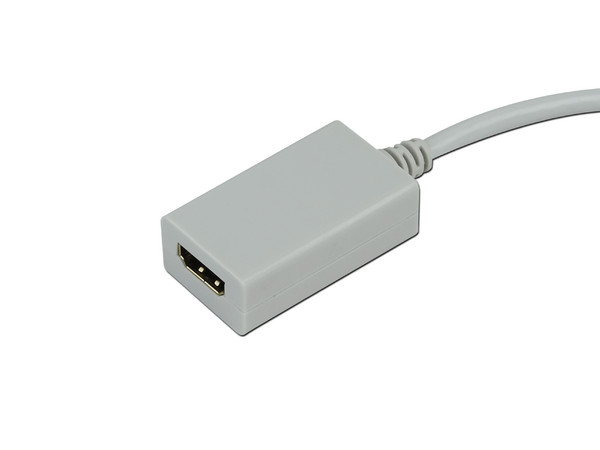 Adaptador Manhattan de Mini-DisplayPort a HDMI 1.4, Color Gris.