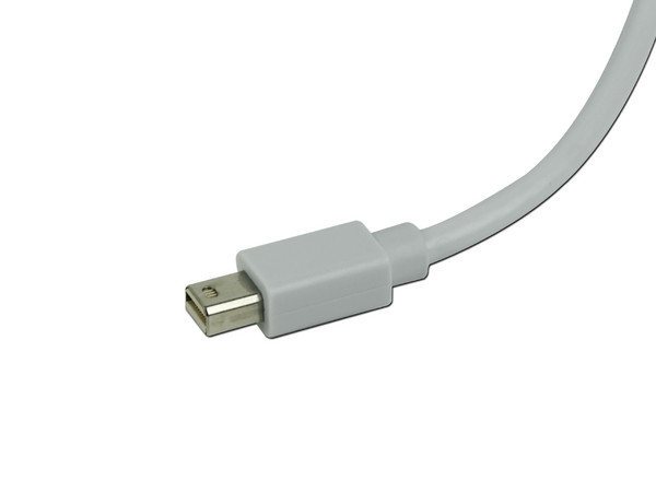 Adaptador Manhattan de Mini-DisplayPort a HDMI 1.4, Color Gris.