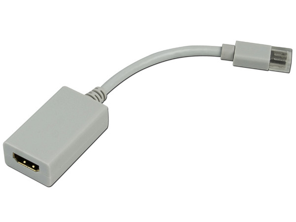 Adaptador Manhattan de Mini-DisplayPort a HDMI 1.4, Color Gris.