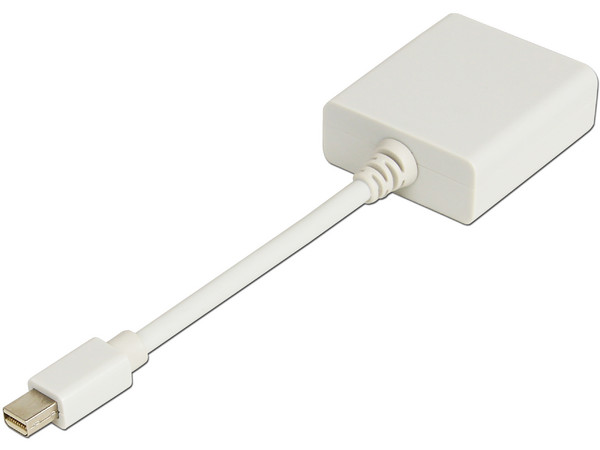 Adaptador Mini-DisplayPort Macho a DVI-D Hembra.