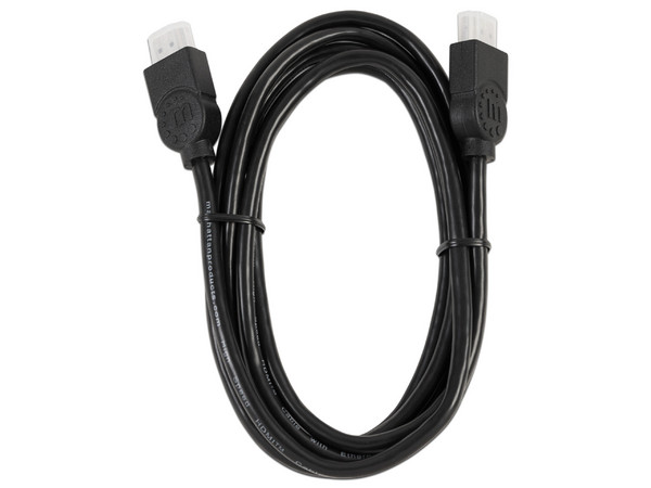 Cable de video Manhattan, HDMI 1.4 (Macho-Macho) de 2m. Color Negro.