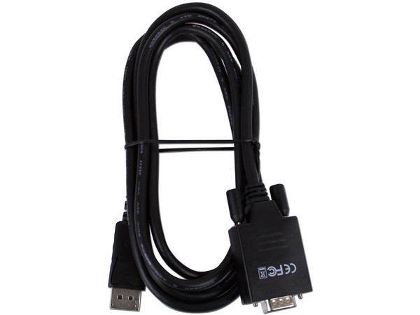 Cable DisplayPort Macho a VGA Macho, 1.8 m.