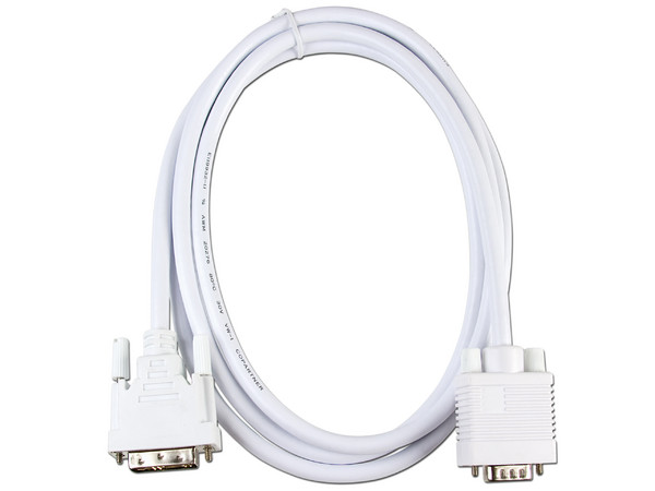 Cable Manhattan Adaptador DVI-Analogo a VGA/SVGA12+5(PM)/M-HD15P, 1.8m