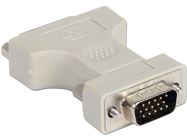 Adaptador de Vídeo DVI-I Hembra a VGA Macho