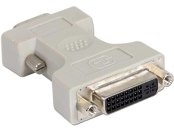Adaptador de Vídeo DVI-I Hembra a VGA Macho