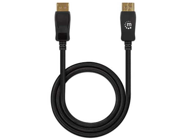 Cable de Video Manhattan DisplayPort V1.4 (M-M), 8K, 1m.