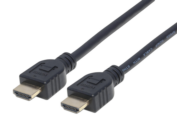 Cable Manhattan HDMI a HDMI (Macho), 3.0 m, color Negro.
