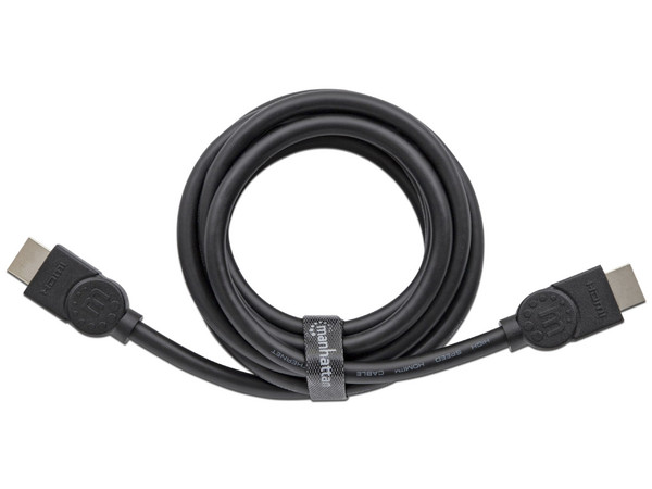 Cable de vídeo Manhattan HDMI(M-M), 2m, Color Negro.