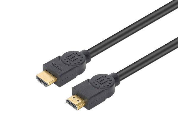 Cable de Video HDMI 2.0 Manhattan 356961, HDMI a HDMI (M-M), 4K@60Hz, 3m. Color Negro.
