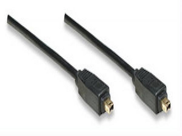 Cable Firewire IEEE 1394, 4 pines a 4 pines, 1.8m.