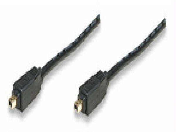 Cable Firewire IEEE 1394, 4 pines a 4 pines, 1.8m.