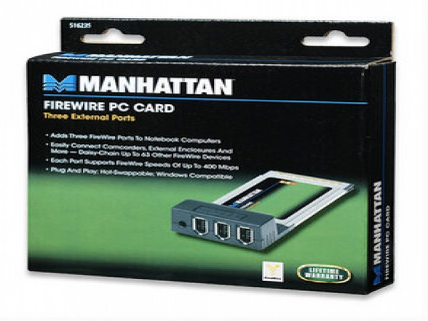 TARJETA FIREWIRE PCMCIA IEEE 1394 3 ptos