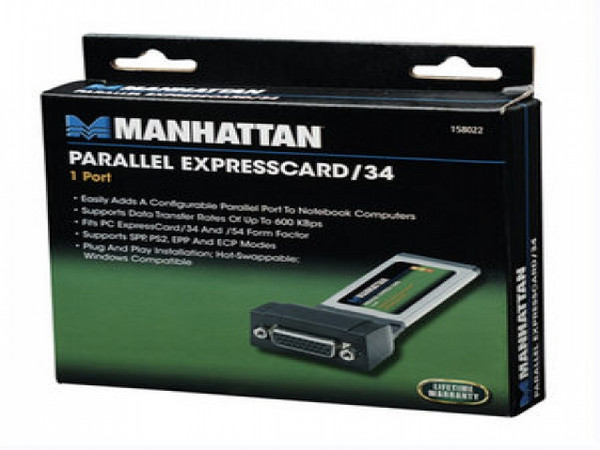 Tarjeta Paralela Express/34 Portatil