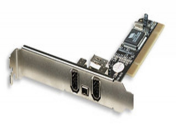 TARJETA FIREWIRE 1394 PCI 3 PTOS CON SW