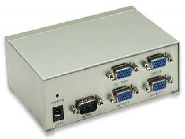 VIDEO SPLITTER 4 MON: 1 PC