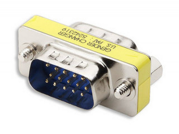 ADAPTADOR CAMBIADOR GENERO HD15 M-M