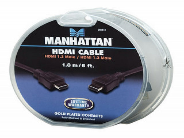 Cable Video HDMI 1.3 M-M  1.8m Canshell