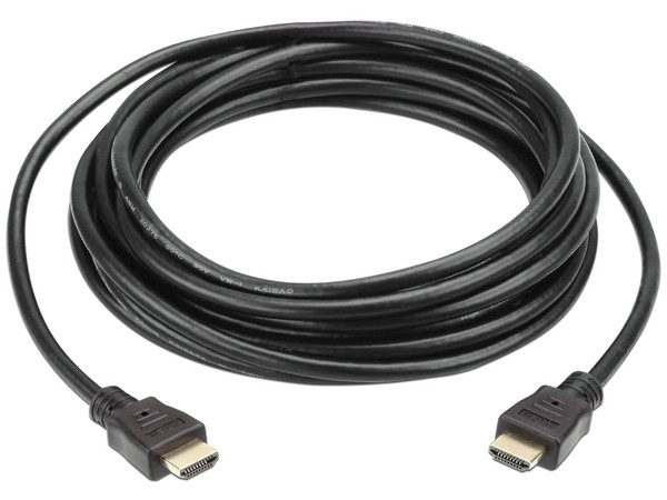 Cable de Video Aten 2L-7D10H  de Conector HDMI Macho a HDMI Macho, Resolución 4K, Alta velocidad, 10m. Color Negro.