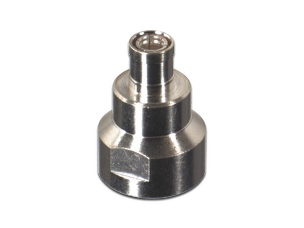 Adaptador Coaxial UNIDAPT Hembra a Conector SMB Plug (Pin Hembra), Acabados en Plata, Oro, Teflón.