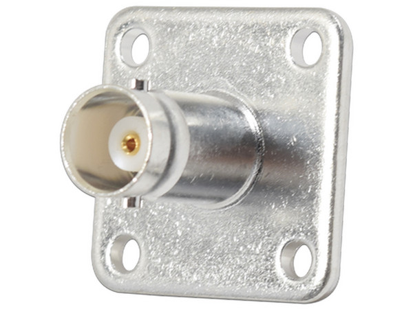 Conector BNC Hembra RF Industries para Chasis, 18 mm uso en Duplexers Syscom con UG-177/U.