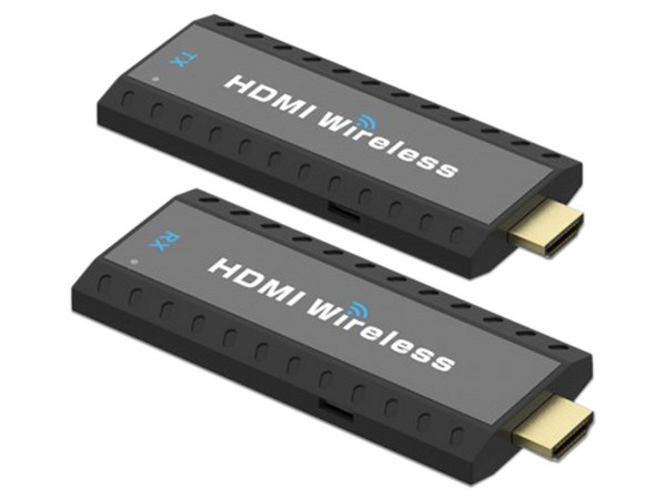 Kit Extensor HDMI Redleaf RLWS030, Inalámbrico, WiFi, hasta 50 Metros, Color Negro.