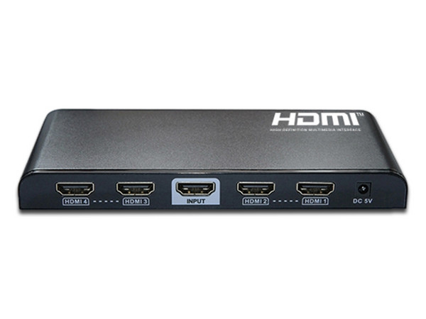 Video Splitter HDMI Saxxon LKV314PRO de 4 Salidas HDMI, Soporta 4K.