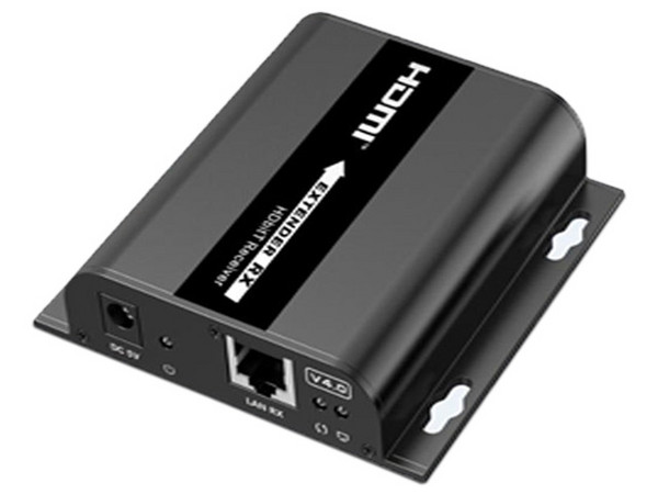 Receptor SAXXON LKV38340RX de video HDMI sobre IP, hasta 120 metros, IR.