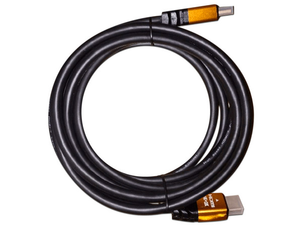 Cable HDMI 2.0 SAXXON SX-30HD-C de alta velocidad, Resolución 4K, Longitud de 3 metros, Blindado para reducir interferencias, 24 AWG.