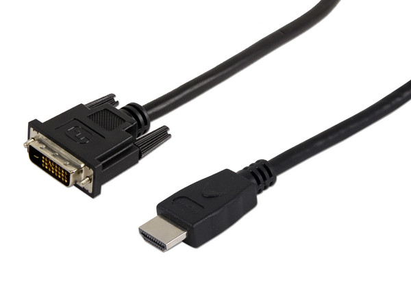 Cable de Video, HDMI a DVI-D M-M, 3m.