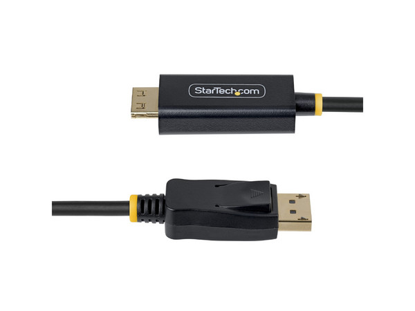 Cable de Video 2.0 StarTech 15F-DP-HDMI-4K60-GR, DisplayPort a HDMI (M-M), Unidireccional, Con Conectores de Agarre, 4K 60Hz, 4.5m. Color Negro.
