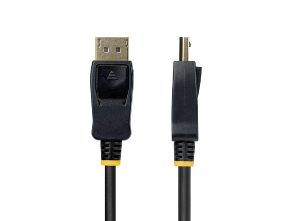 Cable de Video 2.0 StarTech 1M-DP-HDMI-4K60-GR, DisplayPort a HDMI (M-M), Con Conectores de Agarre, 4K 60Hz, 1m. Color Negro.