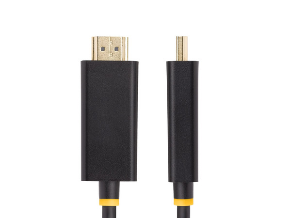 Cable de Video 2.0 StarTech 1M-DP-HDMI-4K60-HDR, DisplayPort a HDMI (M-M), Con Conectores de Agarre, 4K 60Hz, 1m. Color Negro.